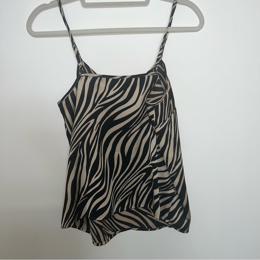 J Crew Factory Zebra Printed Tank Top - Picture 6 of 6
